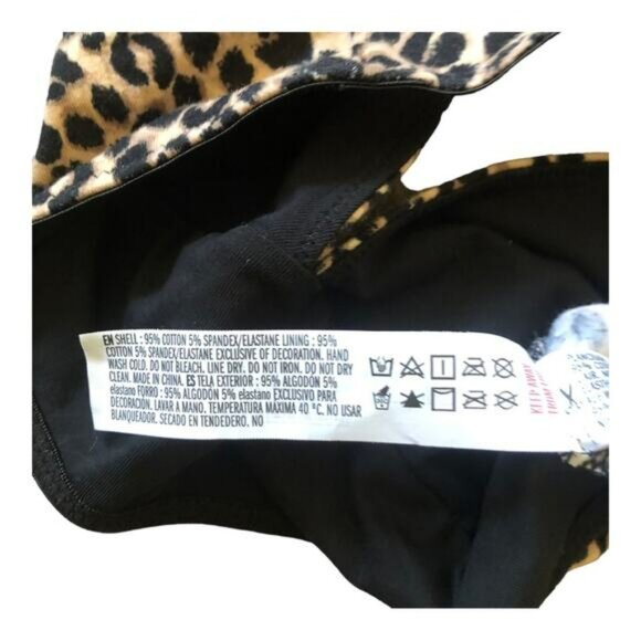 Forever 21 Flattering Comfortable Animal Print Adjustable Straps Bralette Small - Picture 10 of 10